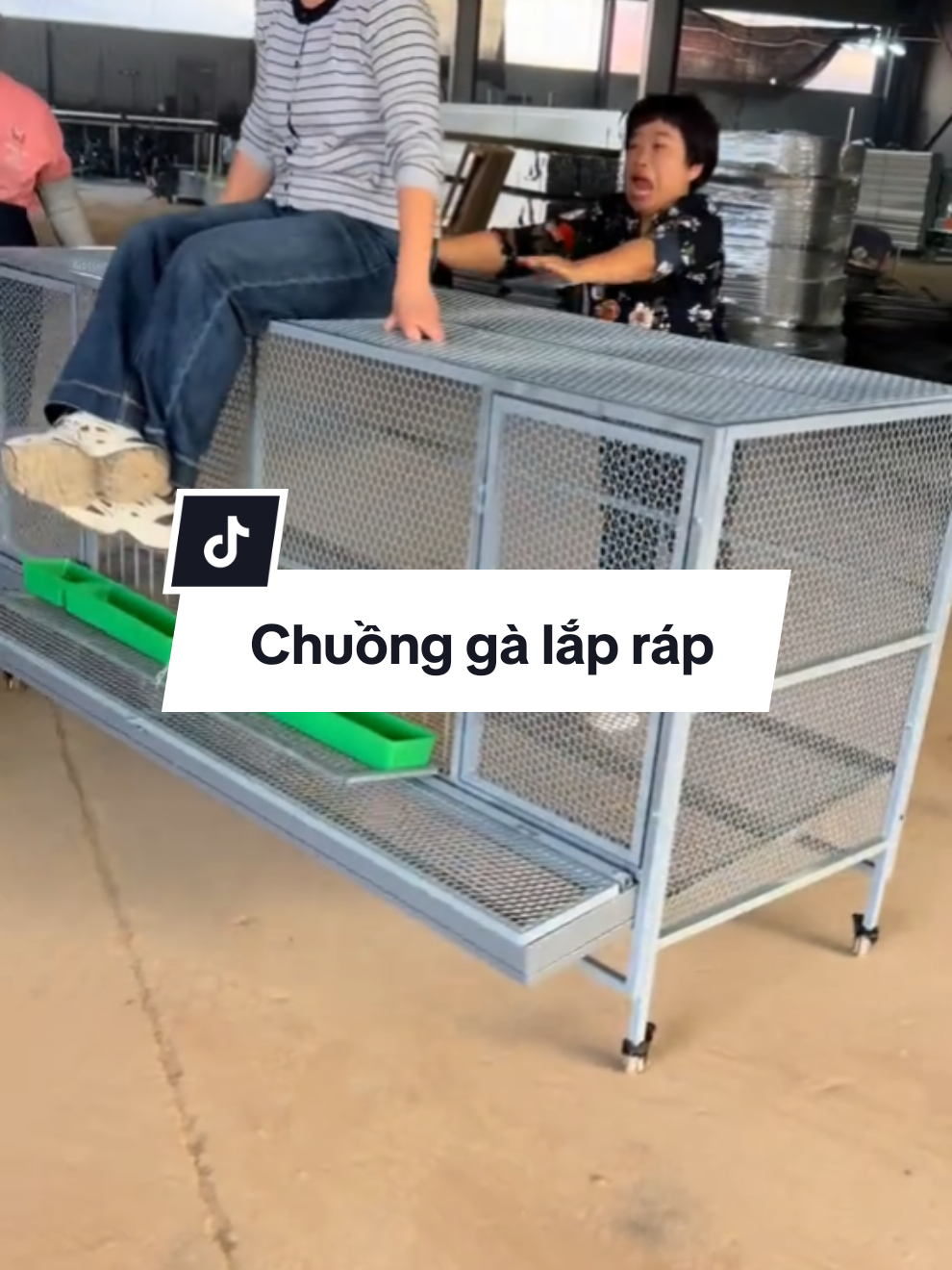chuồng gà lắp ráp #chuongga #chuonggalaprap #chuongnuoiga #channuoiga #tiktokshopvn 