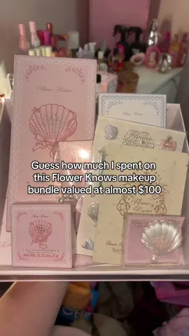 Guess how much I spent on this huge Flower Knows makeup bundle! #flowerknows #flowerknowsmakeup #flowerknowsgirl #tiktokshop #tiktokshopblackfriday @Flower Knows Makeup 