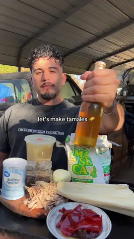 tamales with my mom on the mini blackstone. this is my first time making tamales and I used my moms recipe she helped me along the way and showed me what to do and how to wrap the the tamales, she’s just camera shy. love you mom ❤️