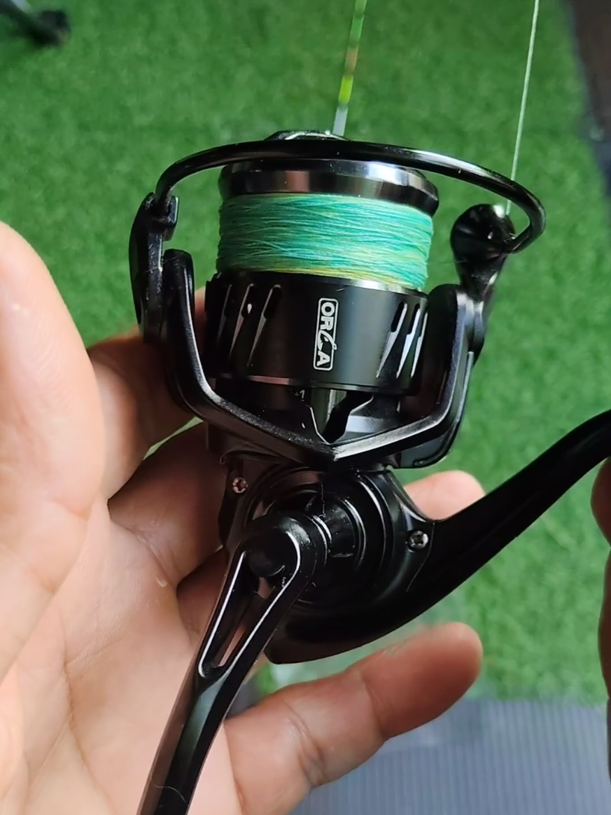 Reel Spining Orca S2 ni sesuai juga untuk buat mancing udang galah.
