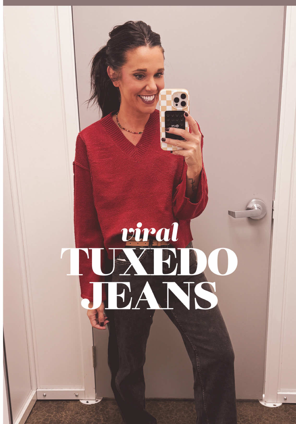 Anyone else obsessing over these @Walmart tuxedo jeans?? #WalmartFashion #WalmartStyle #walmartfinds #walmart 