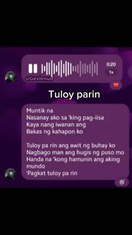 Tuloy parin🥀 - shortcover  Muntik na, nasanay ako sa 'king pag iisa ~ #songcover #voicemessagesongcover #vm #tuloyparin #neocolours 