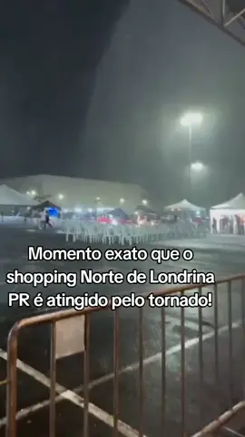 Tornado shopping Norte de Londrina PR #tornado 