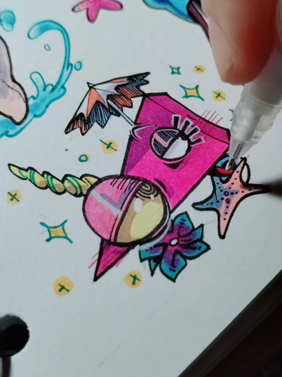 🕺🏾🕺🏾🕺🏾🌹🌹🌹 #theamazingdigitalcircus #TADC #traditionalart #markers #speedpaint #fyp 