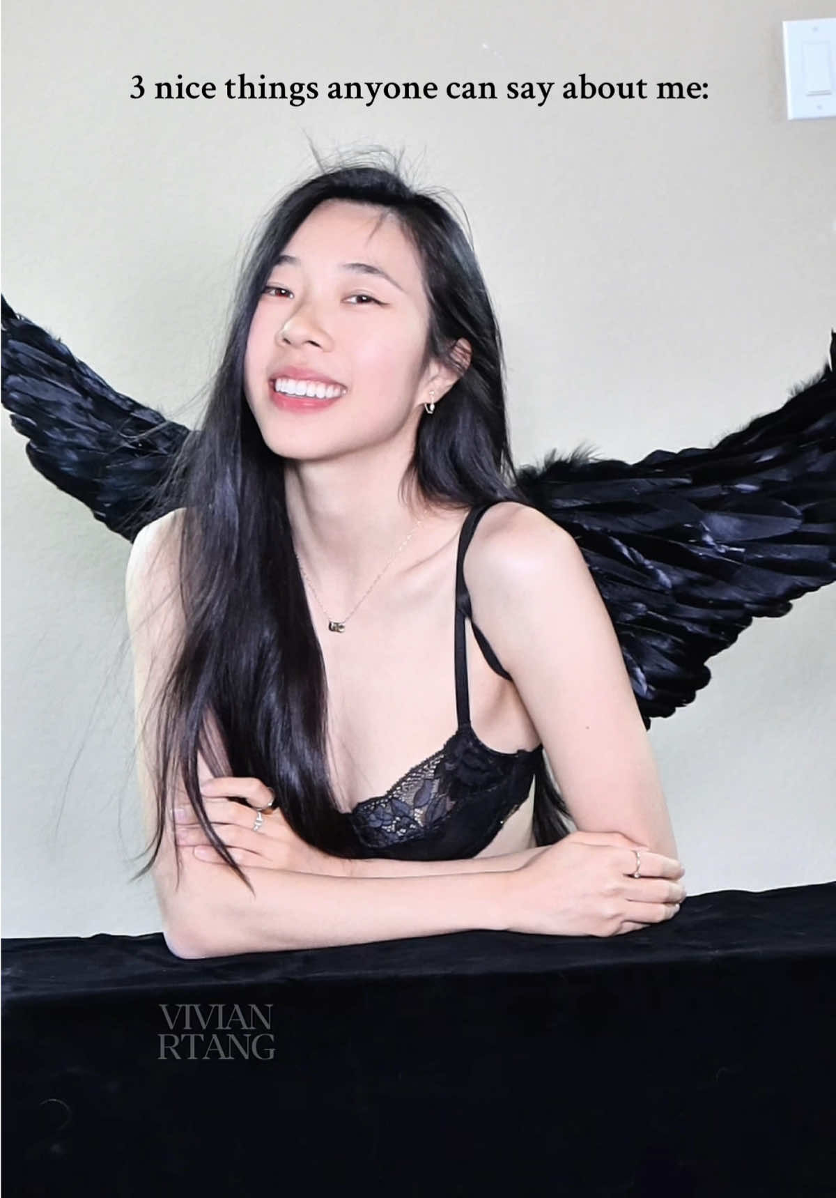 Don’t threaten me with a good time! #beautyqueen #modelingphotoshoot #blackswan #vsfashionshow #modelingportfolio 