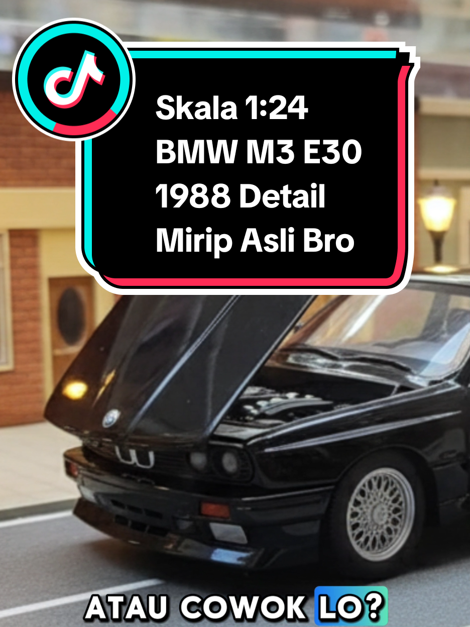 Diecast Miniatur Mobil BMW M3 E30 1988 Skala 1:24 #diecast #mainananak #mobilmobilan #kolektormainan #diecastcollector 