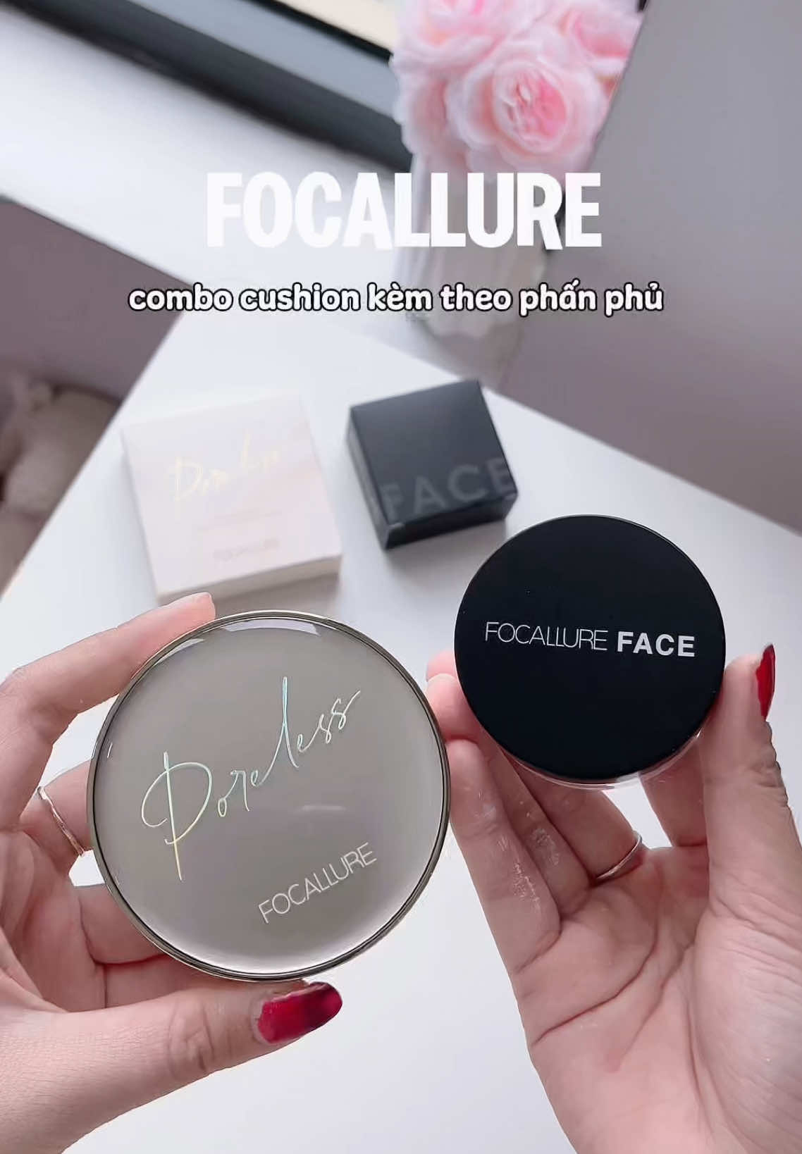 Focallure dùng ổn áp lại hạt dẻ, phù hợp với học sinh sinh viên ✨ #cushionfocallure #phanphufocallure #focallure #phanphukiemdau #makeup 