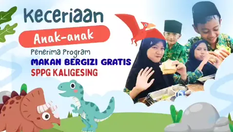 Keceriaan anak-anak penerima program Makan Bergizi Gratis di Kaligesing #fypage  #fyppppppppppppppppppppppp  #BGN  #sppg  #BadanGiziNasional 