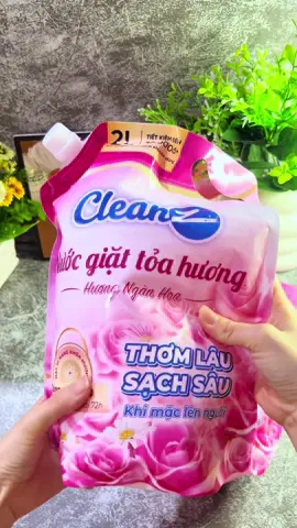 Nước giặt xả CleanZ 2 túi 145k #emchintaphoa #xh #xuhuong #nuocgiat 