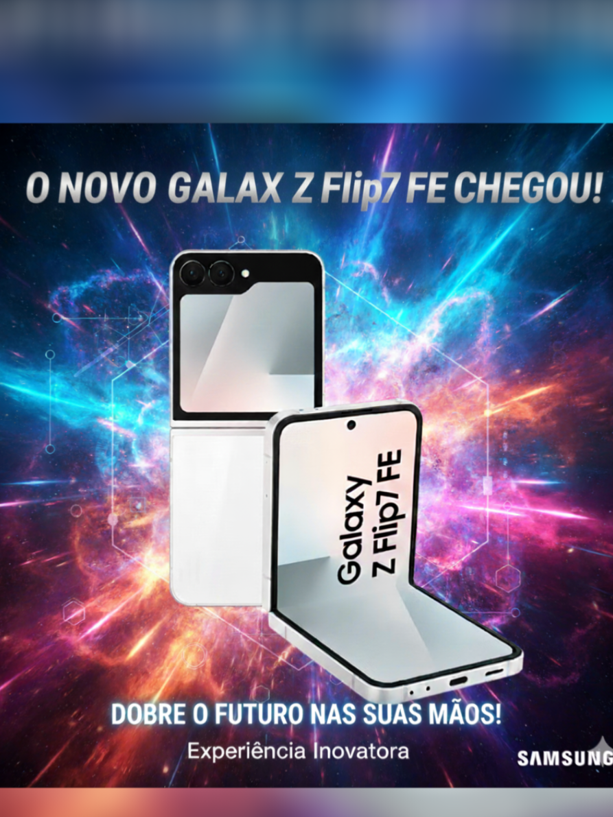 Olha a OPORTUNIDADE!  O Galaxy Z Flip7 FE está simplesmente IMPERDÍVEL  Um celular DOBRÁVEL, com inteligência artificial, câmeras poderosas e design moderno! ✨ Eu vou deixar aqui o código pra vocês conferirem o preço — aproveitem, porque tá com oferta exclusiva por tempo limitado! 👇 Corre antes que acabe! 📱💫 O futuro tá nas suas mãos com o novo Galaxy Z Flip7 Fe #GalaxyZFlip7FE #OportunidadeTikTok #AchadinhosTikTok #SamsungBrasil #GalaxyAI        
