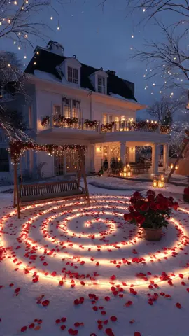 A dreamy Christmas night in the hills