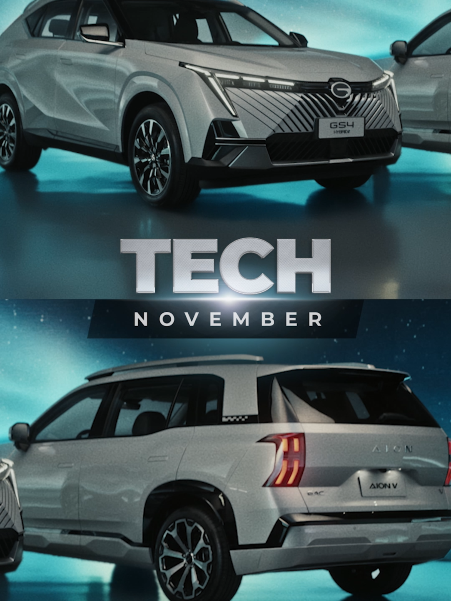 A inovação encontra a oportunidade. ✨ A Tech November chegou! Durante este mês, a tecnologia de ponta dos veículos GAC está com condições especiais. Conheça os modelos agendando um Tech drive.