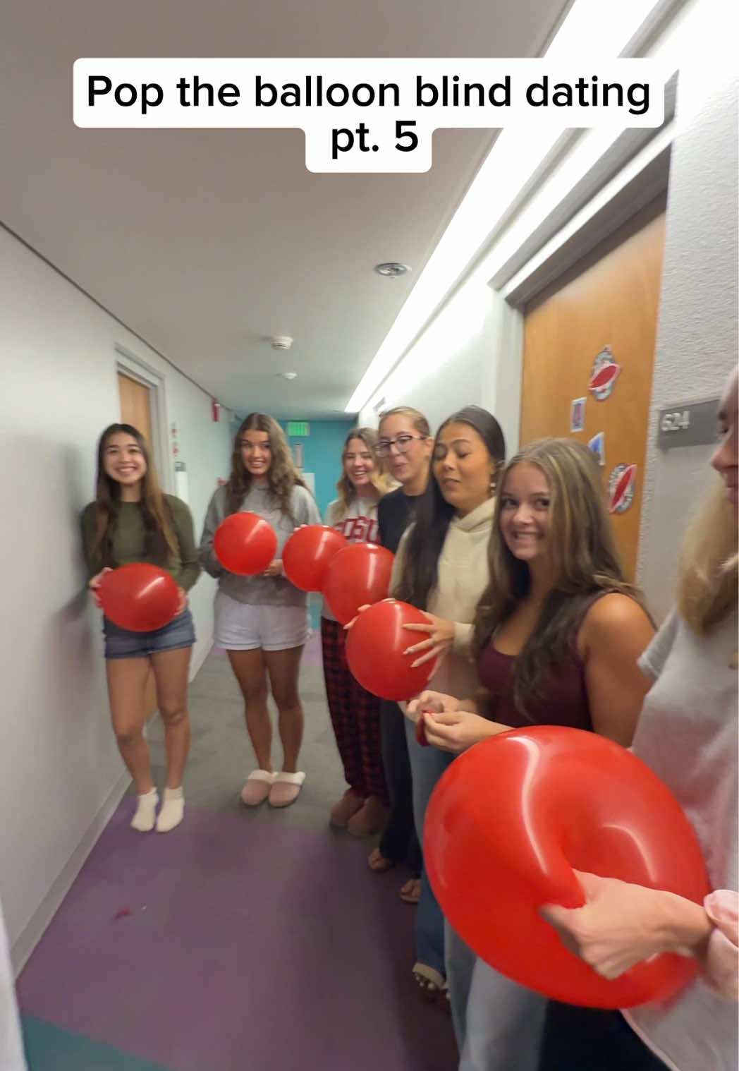 Pop the balloon blind dating pt. 5 #fyp #viral #funny 