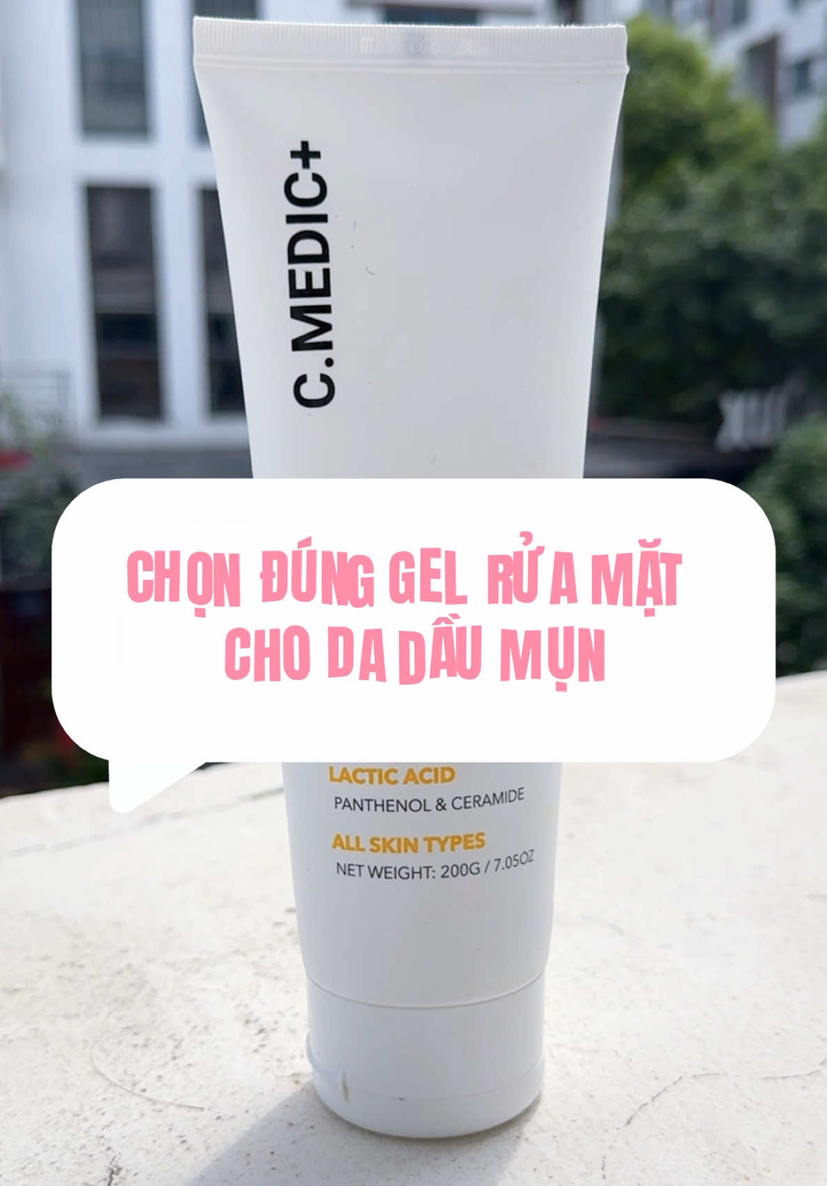 Da mụn, da treatment mà chưa tìm được sữa rửa mặt ưng ý, hãy dùng ngay Refreshing Facial Cleanser nhà C.Medic+, da sạch – dịu – ẩm mịn, dùng là mê luôn #duocmypham #cmedic #myphamchinhhang #suaruamat #skincare 
