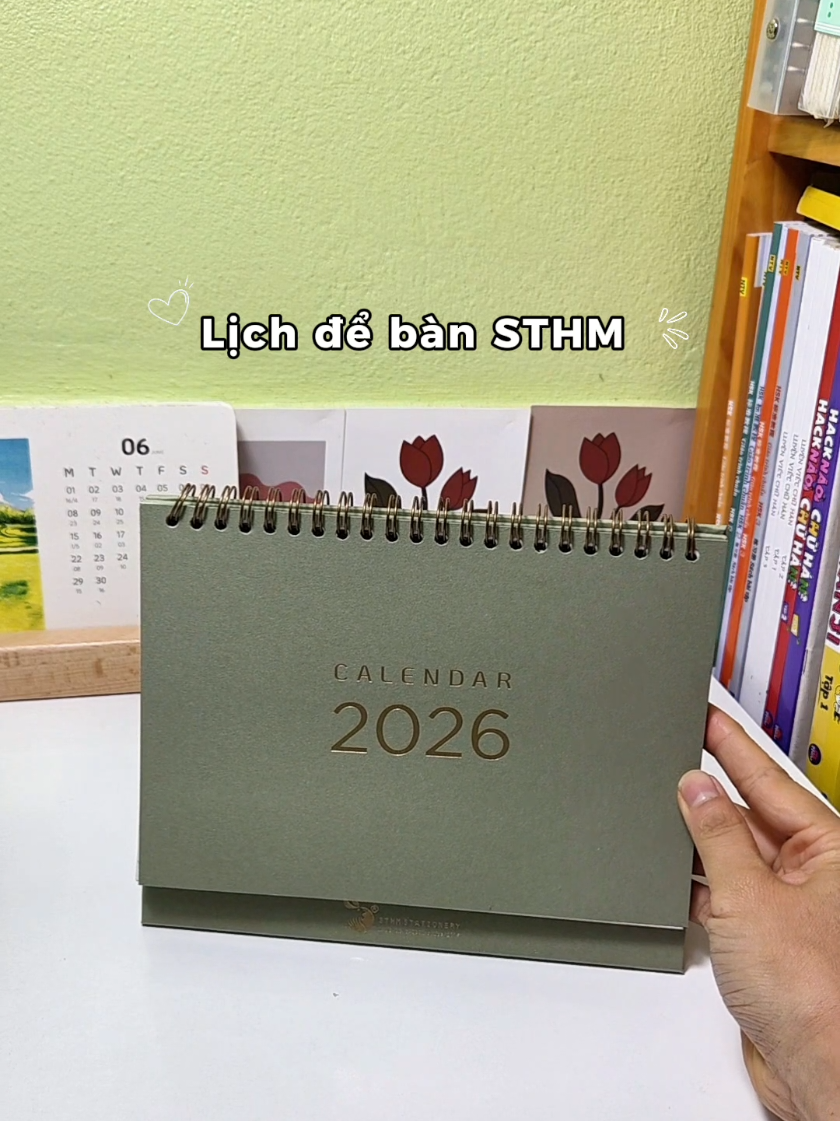 Lịch để bàn 2026 , thiết kế basic, nhiều màu để lựa #booktook #lich2026 #lichdeban2026 #2026 