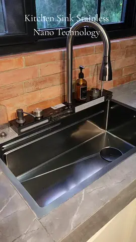 Kitchen Sink Stainless Nano Technology #modernkitchen  #kitchensink  #aesthetic  #stainlesssteel  #recommendations 