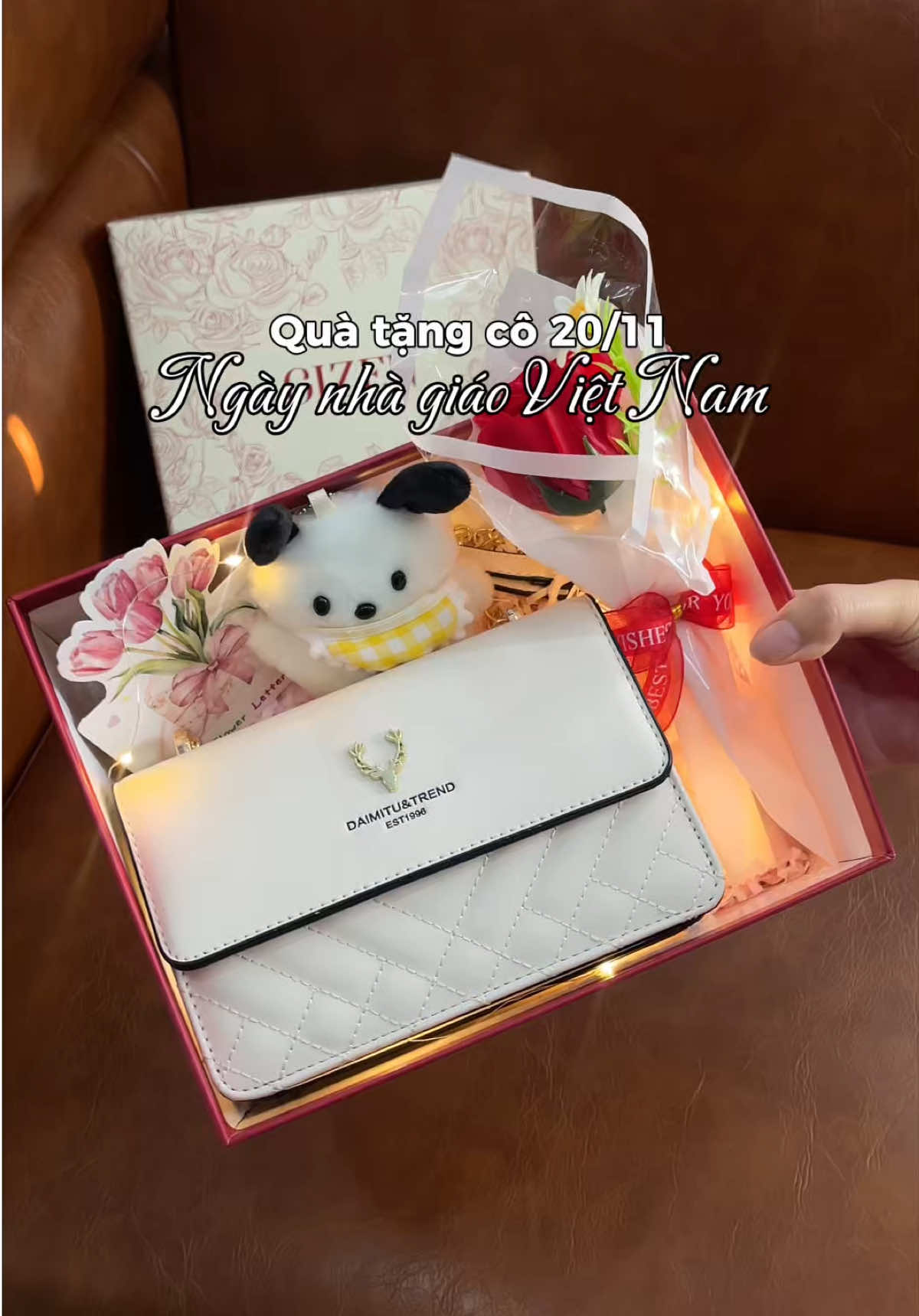 Set quà ý nghĩa tặng cô 20/11 #setquatang#qua20thang11 #quatangcogiao #tuixach 