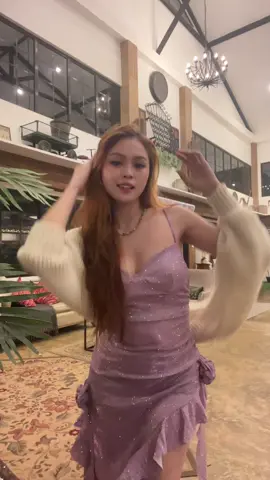 First luv in a shiny purple dress hahahah💜#firstluv #bini #binikalokalike #firstluvbini #maloi 