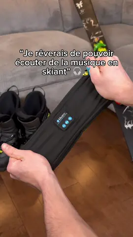 Fini les AirPods perdus!! 😮‍💨🎿 #ski #skieur #headband #skiseason #skifrance 