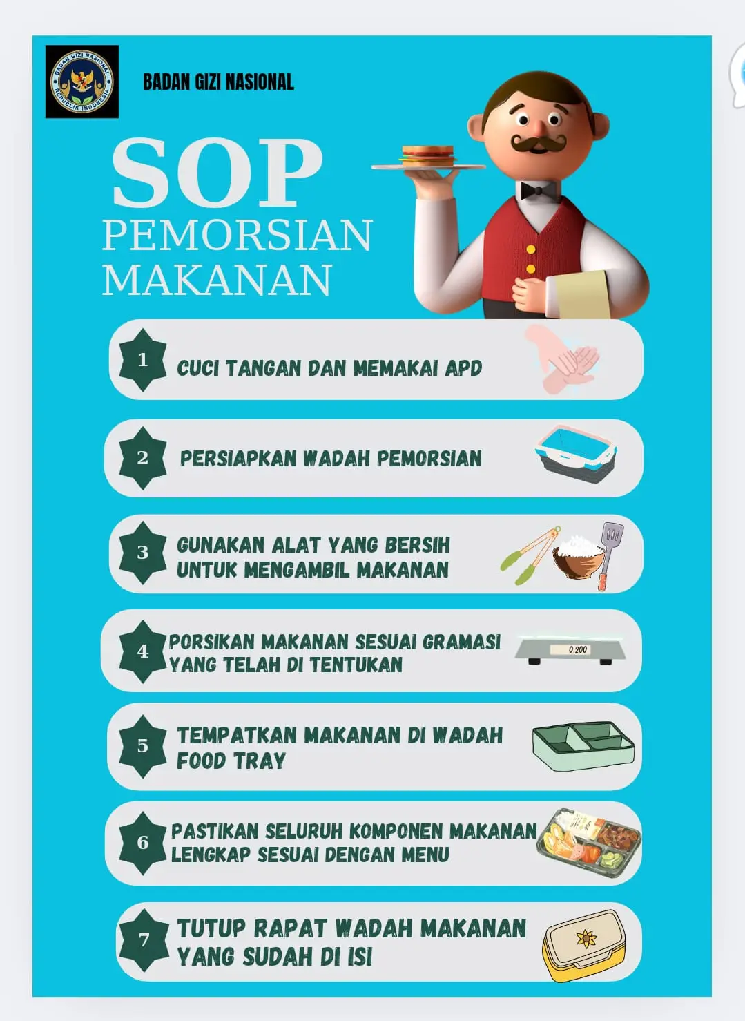 poster edukasi sppg mbg, mari kita edukasi para penjamah makanan dengan poster edukasi yang mudah dipahami dan menarik untuk dilihat. mengenai hal-hal apa saja yang harus dilakukan dan yang tidak boleh dilakukan didalam dapur sppg #template #dapurmbg #ag #sopmbg #poster 