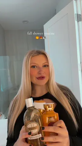 gifted by Just Juice Fragrance 🤍🍁 @Just Juice @Amazon #justjuicefragrance #showerroutine #fallfragrances #fallscents #fallshowerroutine 
