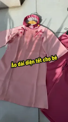 Áo dài diện tết 2026 cho bé #dochobegai #aodaibegai 