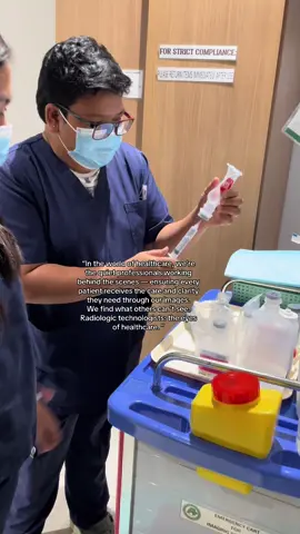 “Not all heroes wear capes — some wear lead aprons.” Happy Radtech Day ☢️ #healthcare #radtechday #eyeofmedicine #fyppppppppppppppppppppppp #hospitallife 