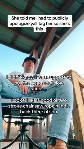 Just misunderstood stink #imsorry #prettyplease #fyp #chainsawtok #sthil #bluecollar #imsorry #iykyk 