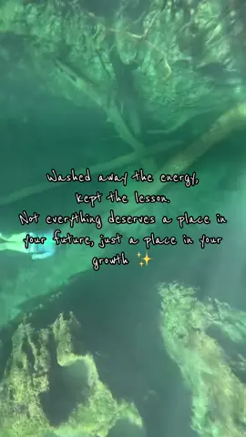 Sometimes the hardest part isn’t learning the lesson… it’s letting go of the energy it came with. Grateful for the growth. 🙌🏼 👙: @Waterlust  Fins: @DiveR  Mask: limestonelabyrinth   #growth #healing #fyp #freediving #waterlust