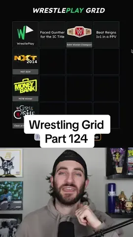 Wrestling Grid - Part 124! #WWE #wweraw #wwetiktok #wwetok 