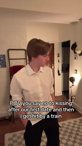 I get hit by a train