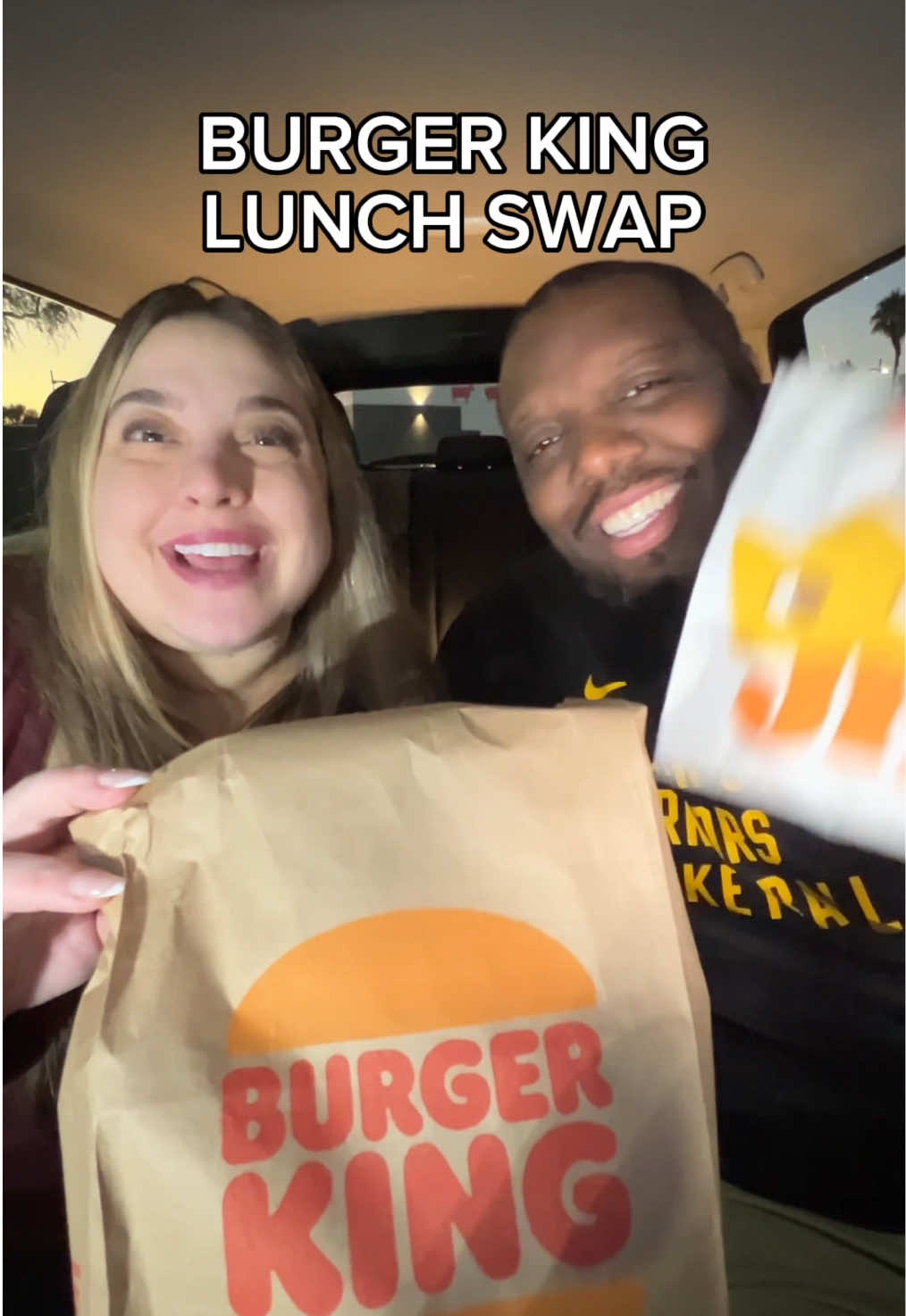 Hubby did me so dirty! 😩 😡 #burgerking #fastfood #foodchallenge #couplechallenge #couple 