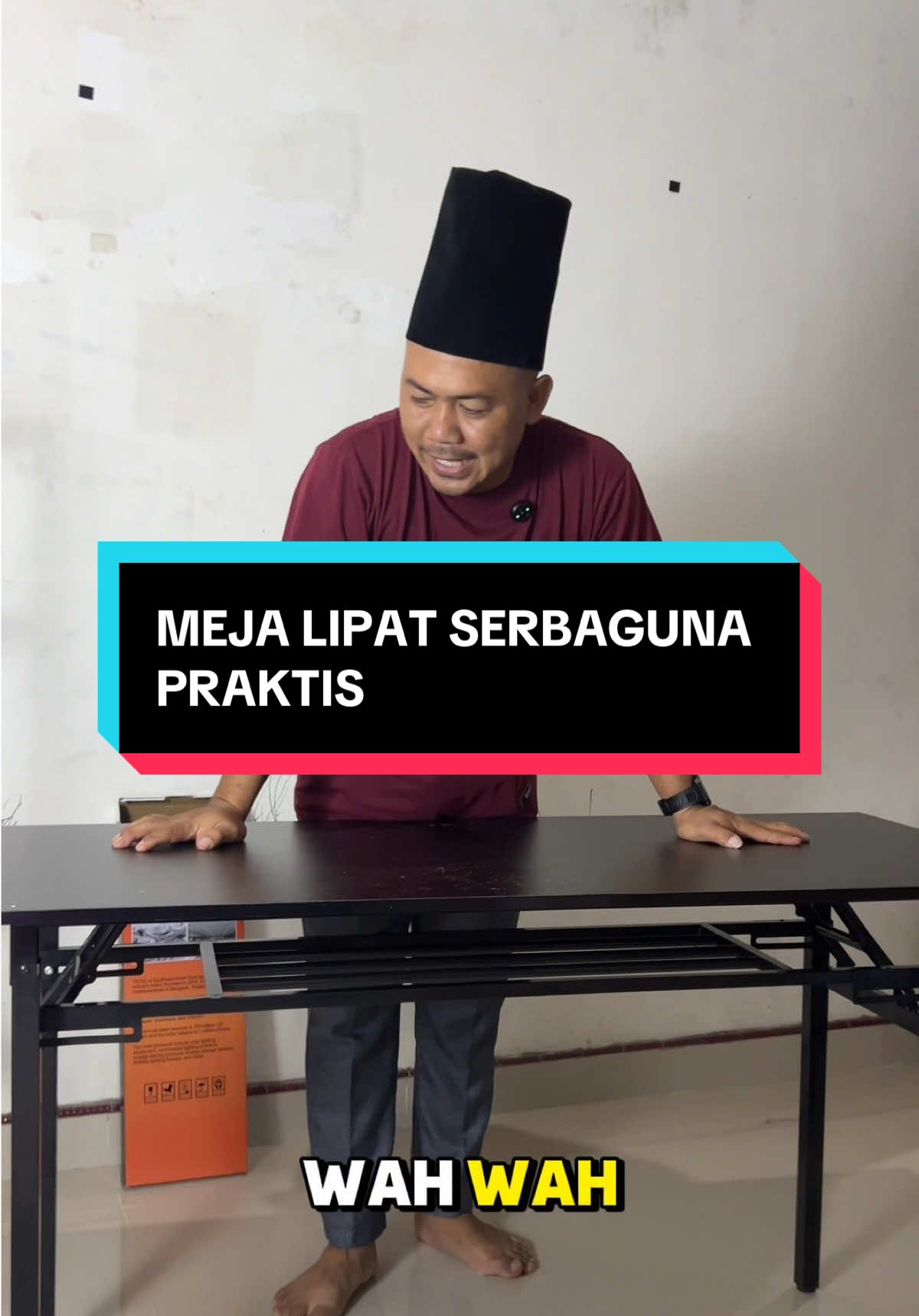 Meja lipat besi untuk jualan meja belajar meja makan #meja #mejalipat #mejaportabel #mejamurah 