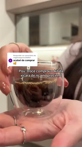 Respondendo a @angelicaaparecida802 Essa xícara de parede dupla é um charme #tiktokshopblackfridaybr #copoparededupla #xicaraderica 