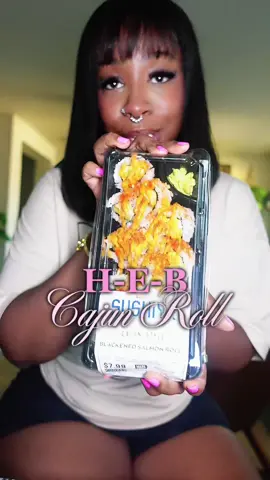 Cajun Sushi Roll? @H-E-B always comes through! #hebfinds #heb #foodreviews #creatorsearchinsights 