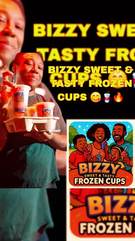 SHE STAY GETTING MY BIZZY SWEET & TASTY FROZEN CUPS 😋 🥤🔥 #BizzySweetAndTastyFrozenCups #FROZENCUPS #GETBIZZY #MIAMIGARDENS #PEOPLEPLEASERS 