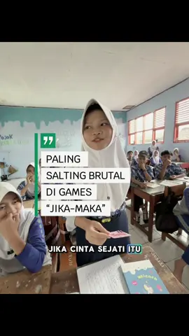 ini mah salting brutal sekelas di games “jika-maka” versi kartu dari @Mandagi Olshop kolaborasi dengan saya, games jika maka ini dilakukan di sela2 pembelajaran, hanya dilakukan 2 menit sampai 5 menit saja. bagaimana cara memainkan games ini, tunggu tutorialnya yaaa!!!! #jikamaka #gamesjikamaka #icebreakingjikamaka #permainanjikamaka #saltingbrutal