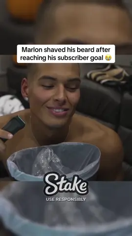 Marlon shaved his beard after reaching his subscriber goal 😭 #marlon #fyp 