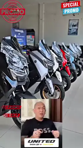 dapatkan promo 1 unit motor Yamaha NMAX 155 dengan harga 400ribu saja di showroom Om Jhon lbf  #jhonlbfshowroom #promo #yamahanmax155abs #yamahaindonesia #fypシ゚ 