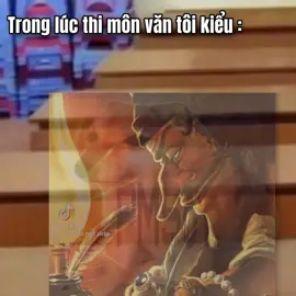 Trong lúc thi môn văn tôi kiểu 🐧#fyp 