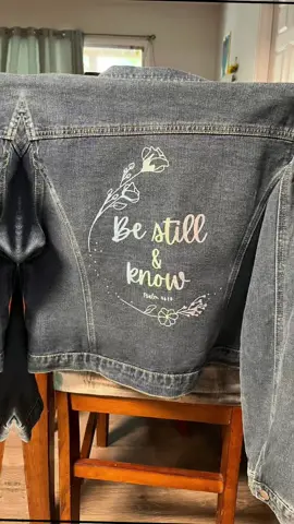 #jeanjacket #powerinthenameofjesus #glitzygirldesignssc #praisethelord #crafty 