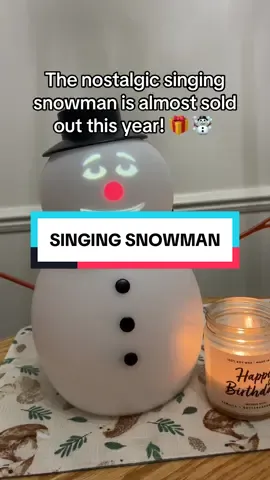 Frostbyte sells out super fast every year and is so worth it! #christmasdecor #christmasdecorations #snowman 