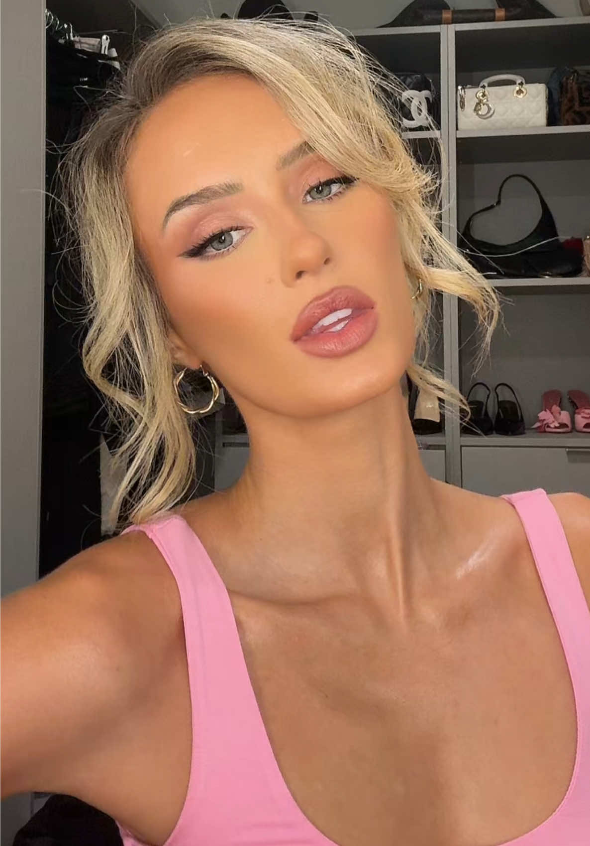 Pink inspo tonight 💕 #glam #pinkmakeup 