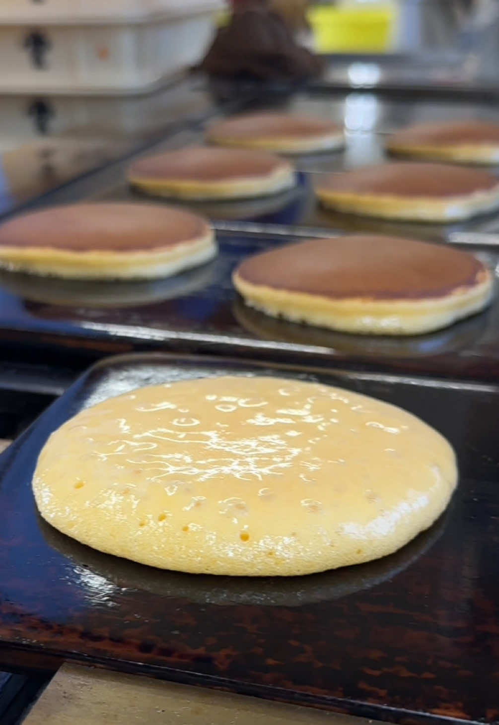 和洋菓子老舗の“ふっくらどら焼き” ◎ 南都名月(どら焼き) 220円 …創業60年以上の奈良県にある和菓子・洋菓子のお店でつくられている、ふっくらで綺麗なまんまるに焼かれたどら焼き 三笠生地にゆったり炊いた大粒小豆がサンドされていて和菓子好きにはオススメの逸品😋 【店名】萬春堂 【住所】奈良県奈良市三条栄町９−１２ 【ｱｸｾｽ】新大宮駅から徒歩14分 【定休日】不定休 【営業時間】8:00-19:00 【料金】200円- 【Fluffy Dorayaki 】 ◎ Nanto Meigetsu (Dorayaki) – $1.45 …This fluffy, perfectly round dorayaki is made by a long-established Japanese confectionery and pastry shop in Nara with over 60 years of history. It features soft “Mikasa-style” pancakes filled with generously cooked large red beans—an ideal treat for anyone who loves traditional Japanese sweets. 😋 【Shop】 Manshundo 【Address】 9-12 Sanjo-Sakaemachi, Nara, Nara Prefecture 【Access】 14 min walk from Shin-Omiya Station 【Closed】 Irregular holidays 【Hours】 8:00–19:00 【Price】 from $1.32 #奈良グルメ #japanesefood #tiktokfood 