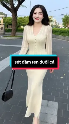 sét ren đuôi cá xinh#xuhuong #thinhhanh #damvayxinh #setdoxinh 