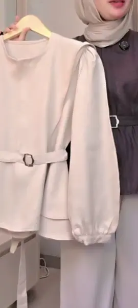 Taleetha Atasan Wanita releting depan gratis sabuk#fypviral #tiktokshop #belanjaditiktok #tiktokshopindonesia #TikTokFashion 