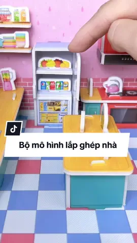 Bộ lắp ghép mô hình giúp bé luyện tập sự linh hoạt, trí tưởng tượng #choechamnha #viral #lapghepmohinh #mohinh3d #dochoitreem 