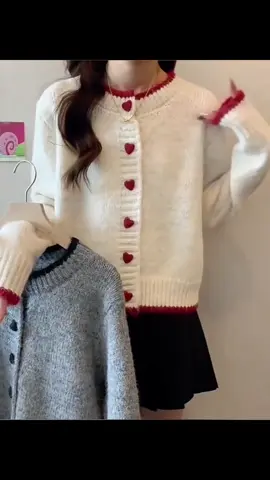 Áo Cadigan Len Cúc Tim #áolen #cardigan #hottrend #xh #review 