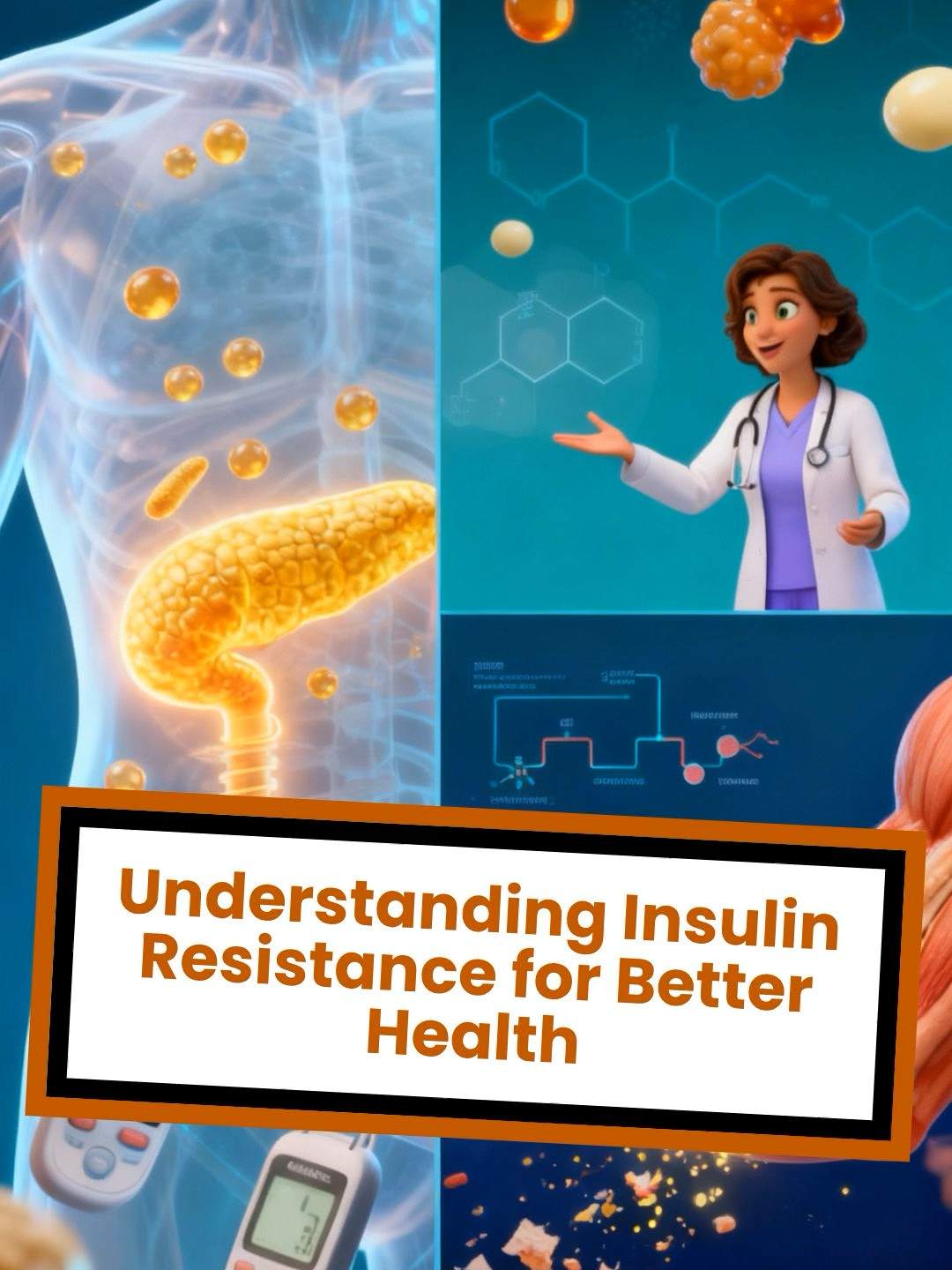 This is educational content and not medical advice. Like and follow for more!   #metabolichealth #insulinresistance #visceralfat #inflammation #diabetes #pcos #healtheducation #science #biology #cardiovascularhealth