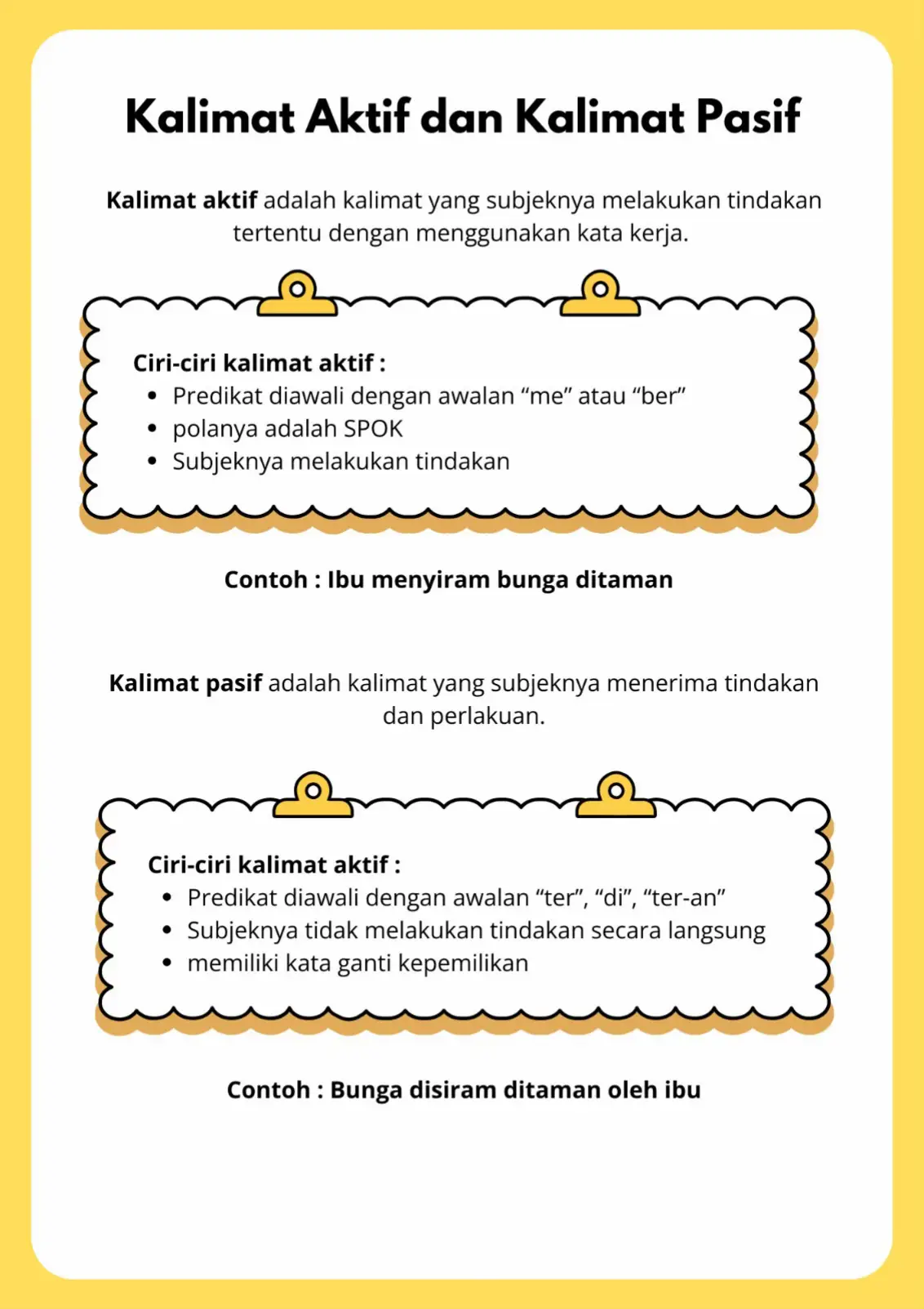 LKPD KALIMAT PASIF DAN AKTIF KELAS 3 SD